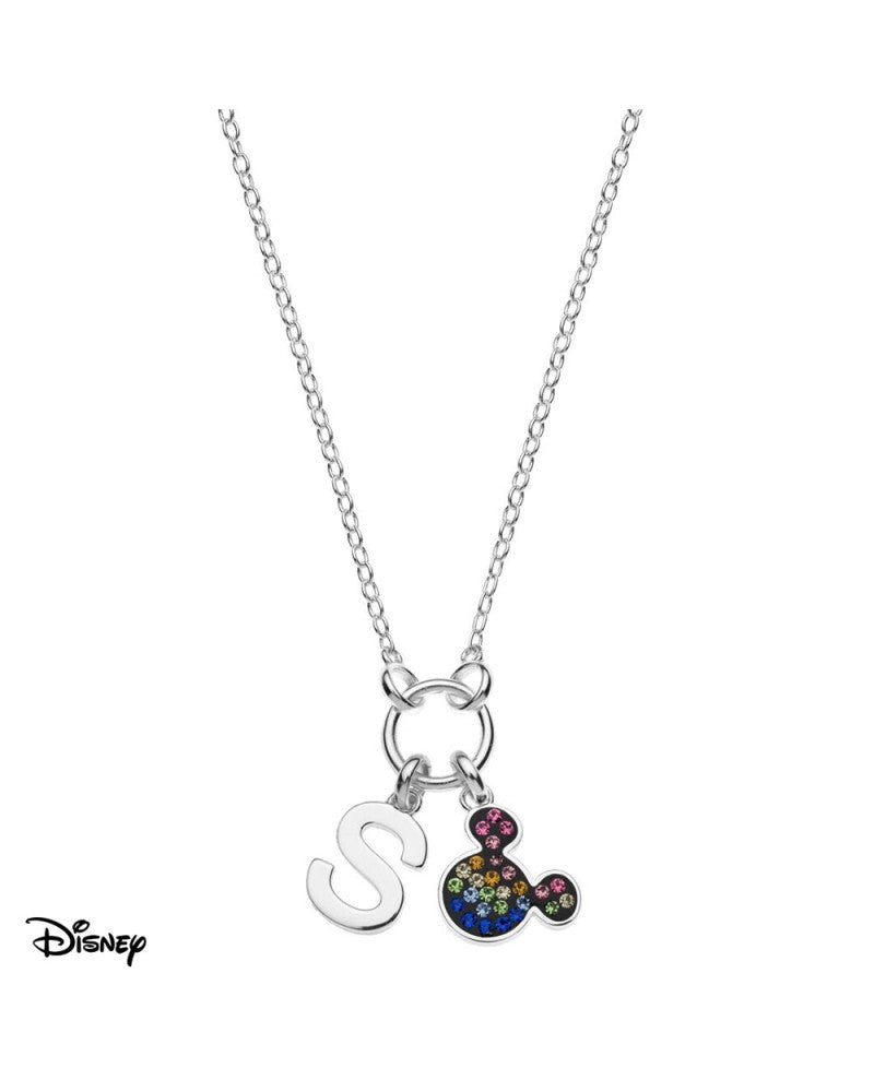 Collar Disney Mickey Mouse letra S