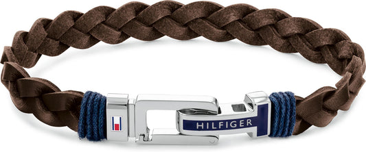 Pulsera de hombre Tommy Hilfiger de cuero y acero