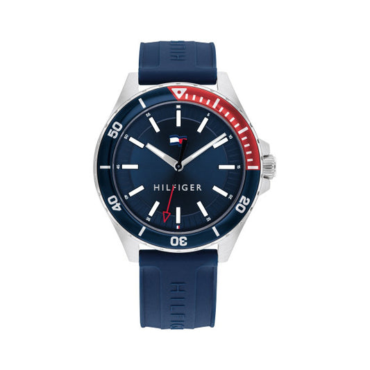 Reloj de hombre Logan de silicona azul